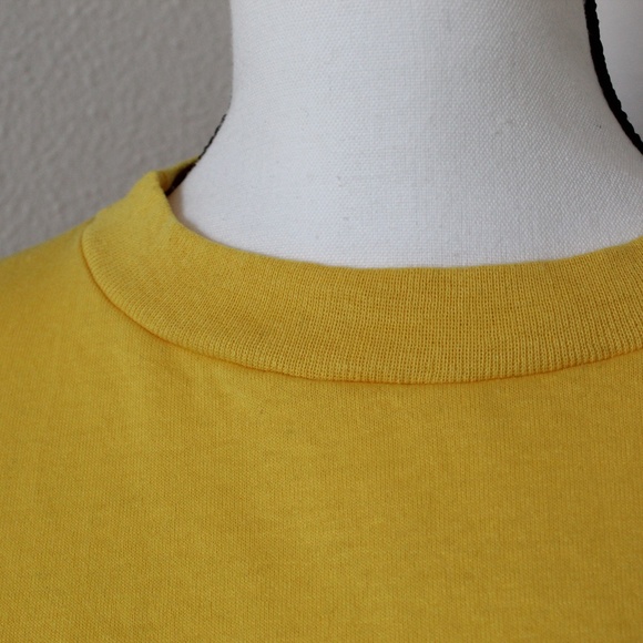 Vintage Marigold Yellow Elastic Waist T-Shirt Dress - Picture 2 of 10